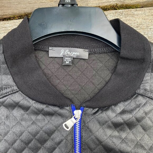 NWOT J. Cooper Quilted Bomber Jacket - Medium - Made in USA - Picture 5 of 9